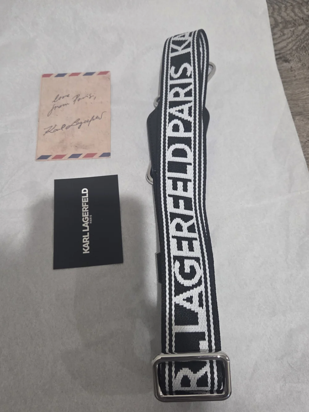 Karl Lagerfeld Black Crossbody Camera Bag with Character Patch NWT